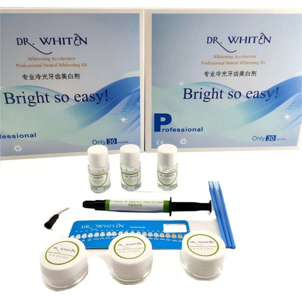 Teeth Whitening With Peroxide - Set Pemutih Gigi 35% HP Bleaching
