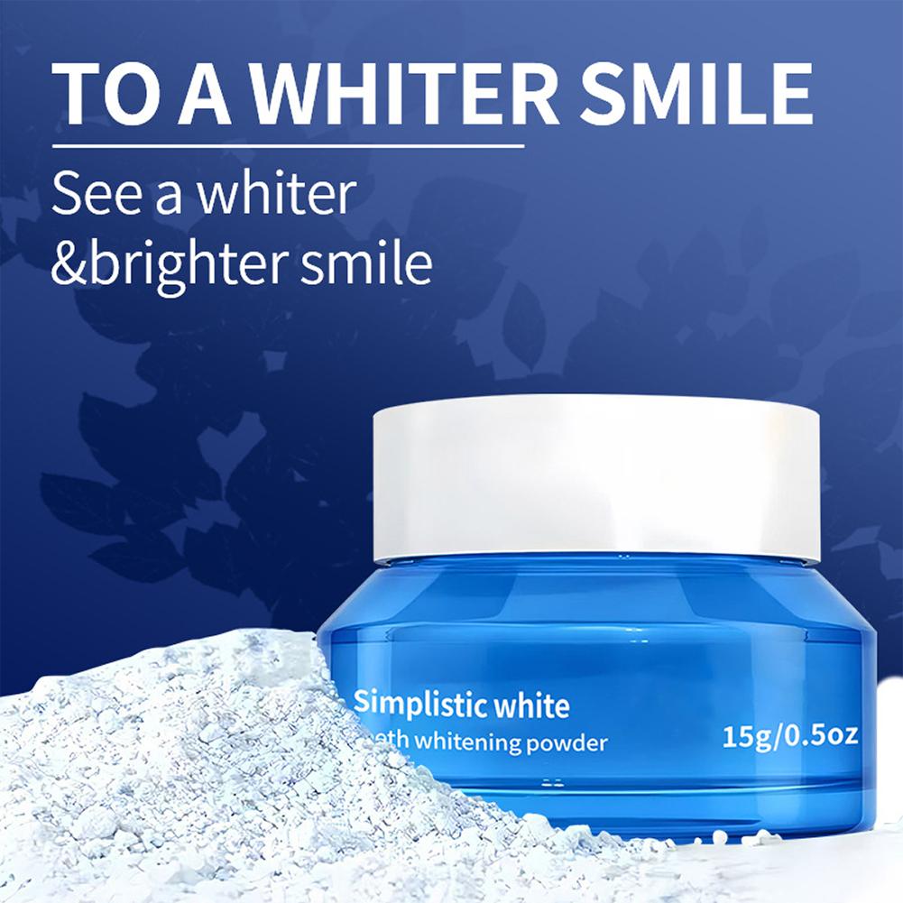 Teeth Whitening From Home - Bubuk Pemutih Gigi Putih Sederhana, Bubuk