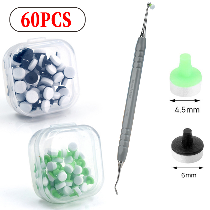 Teeth Whitening Express - Alat pemutih gigi, 60 buah/kotak Resin