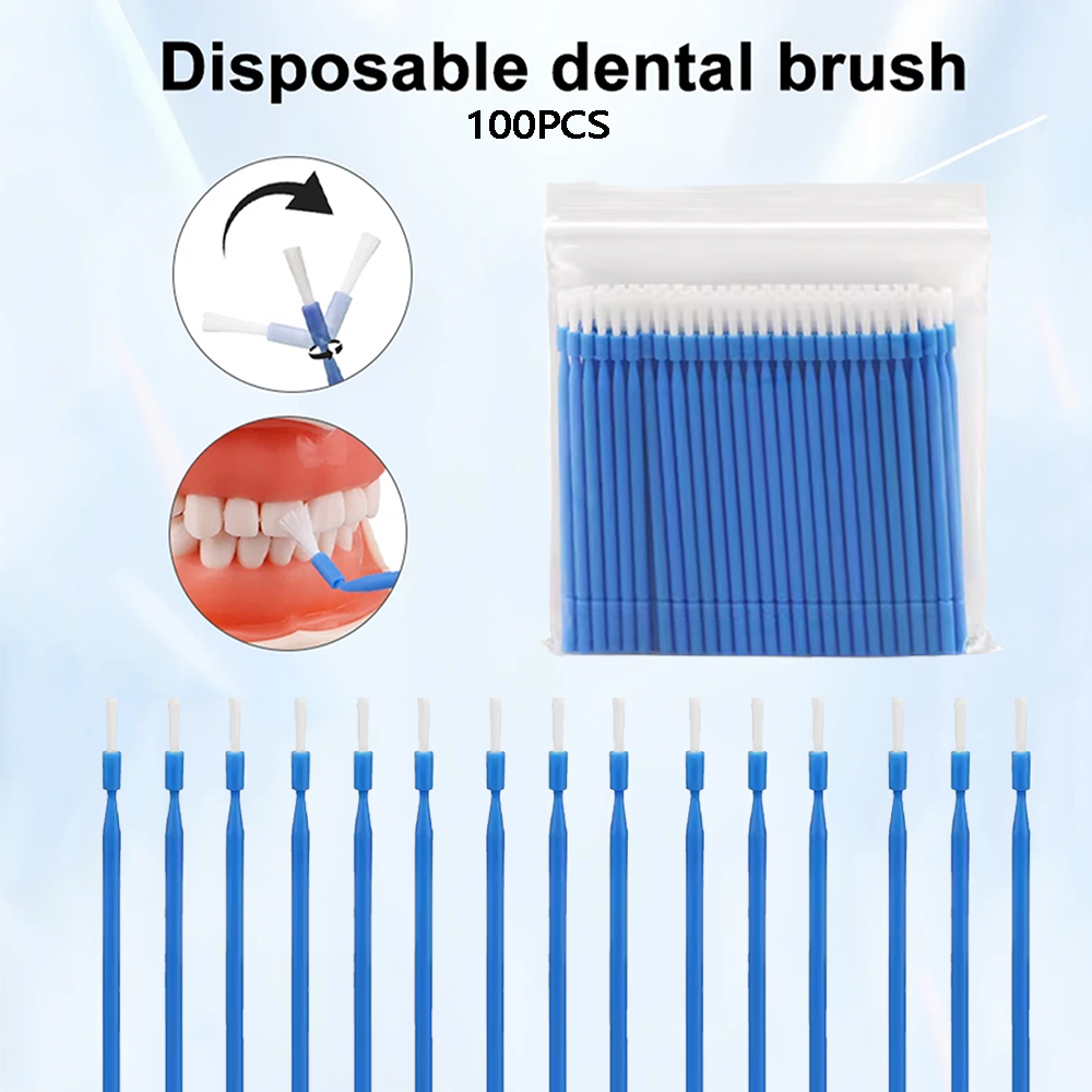 Teeth Whitening Products - 100 Buah Aplikator Sikat Mikro Sekali