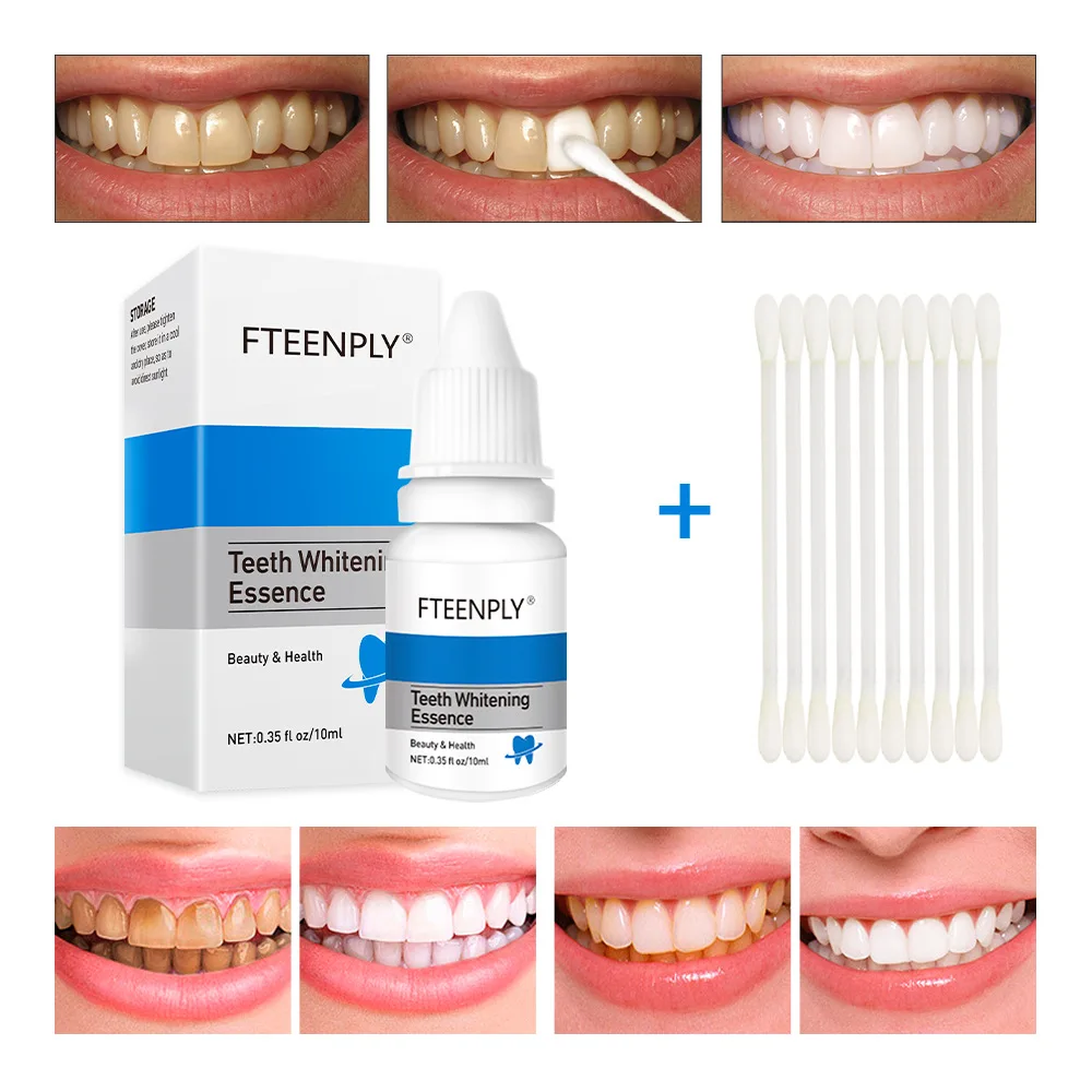 Teeth Whitening From Home - FTEENPLY Bubuk Esensi Pemutih Gigi Serum