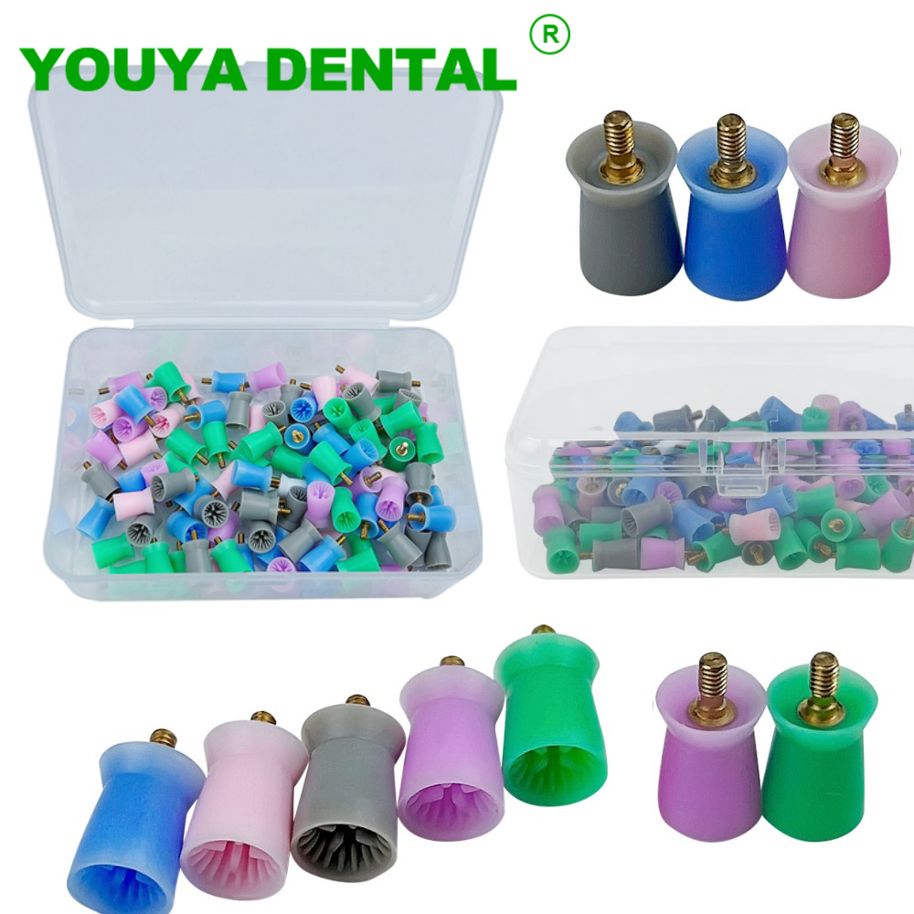 Teeth Whitening Express - 100 Buah/Kotak Cangkir Prophy Gigi Tipe