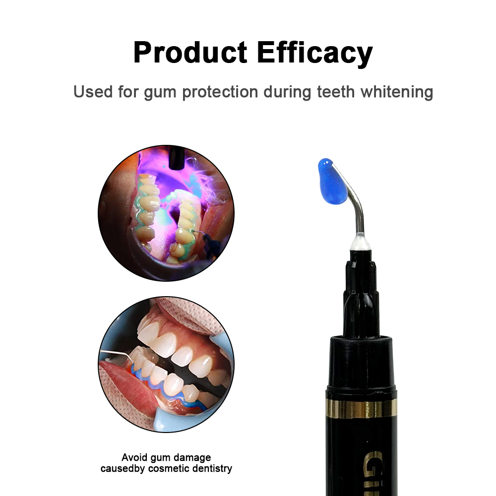 Teeth Whitening Gingival Barrier - 5 Buah/10 Buah 1.5Ml Gel Penghalang