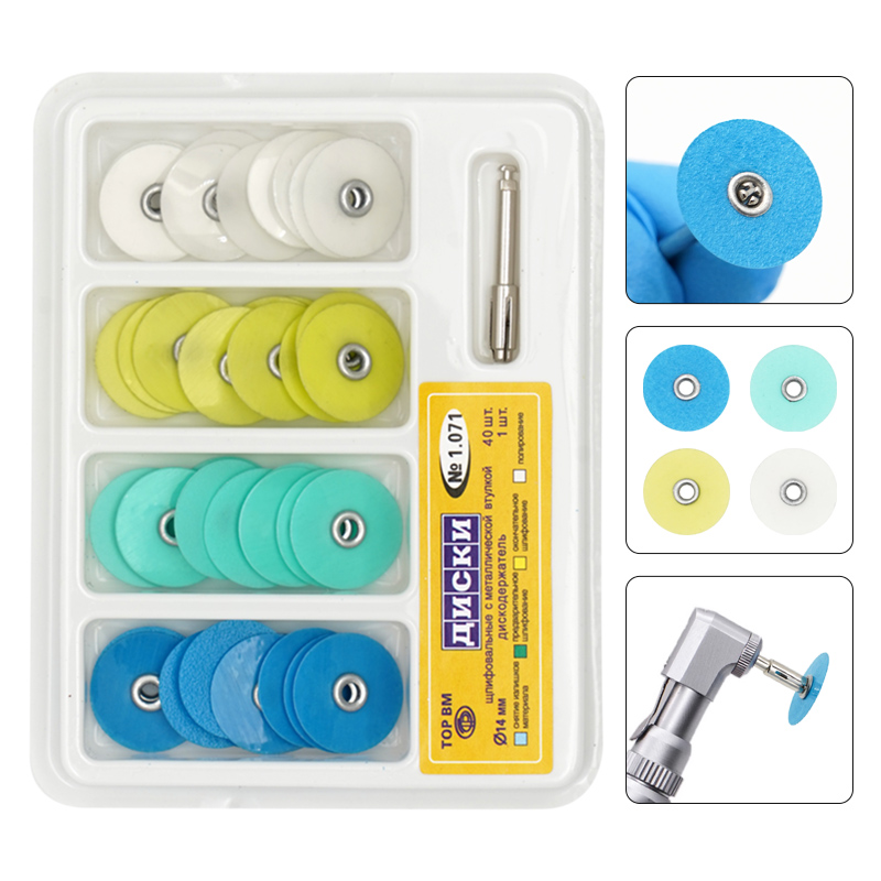 Teeth Whitening Express - Disk pemoles gigi, 40 buah/kotak batang