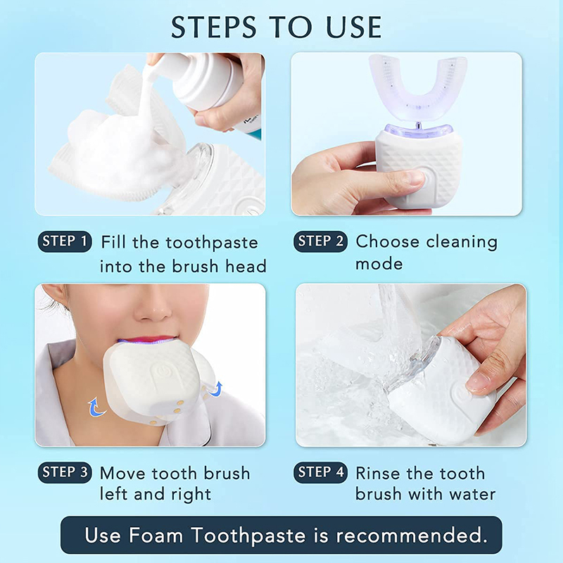Lampu Pemutih Gigi Bentuk U Is - Teeth Whitening From Home ulasan dan harga
