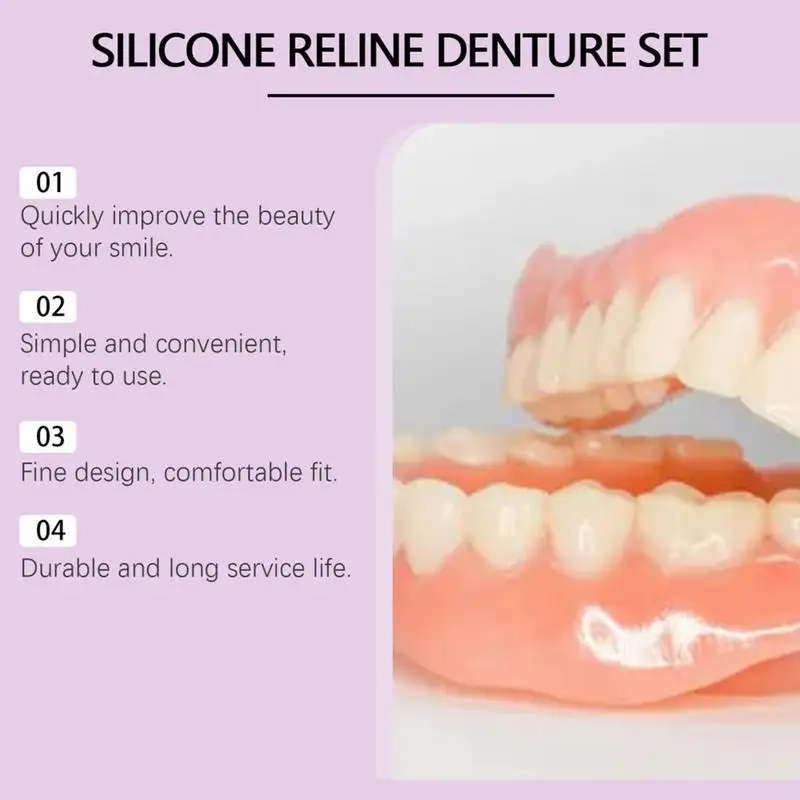 Set gigi palsu silikon, gigi p - Teeth Whitening Products ulasan dan harga