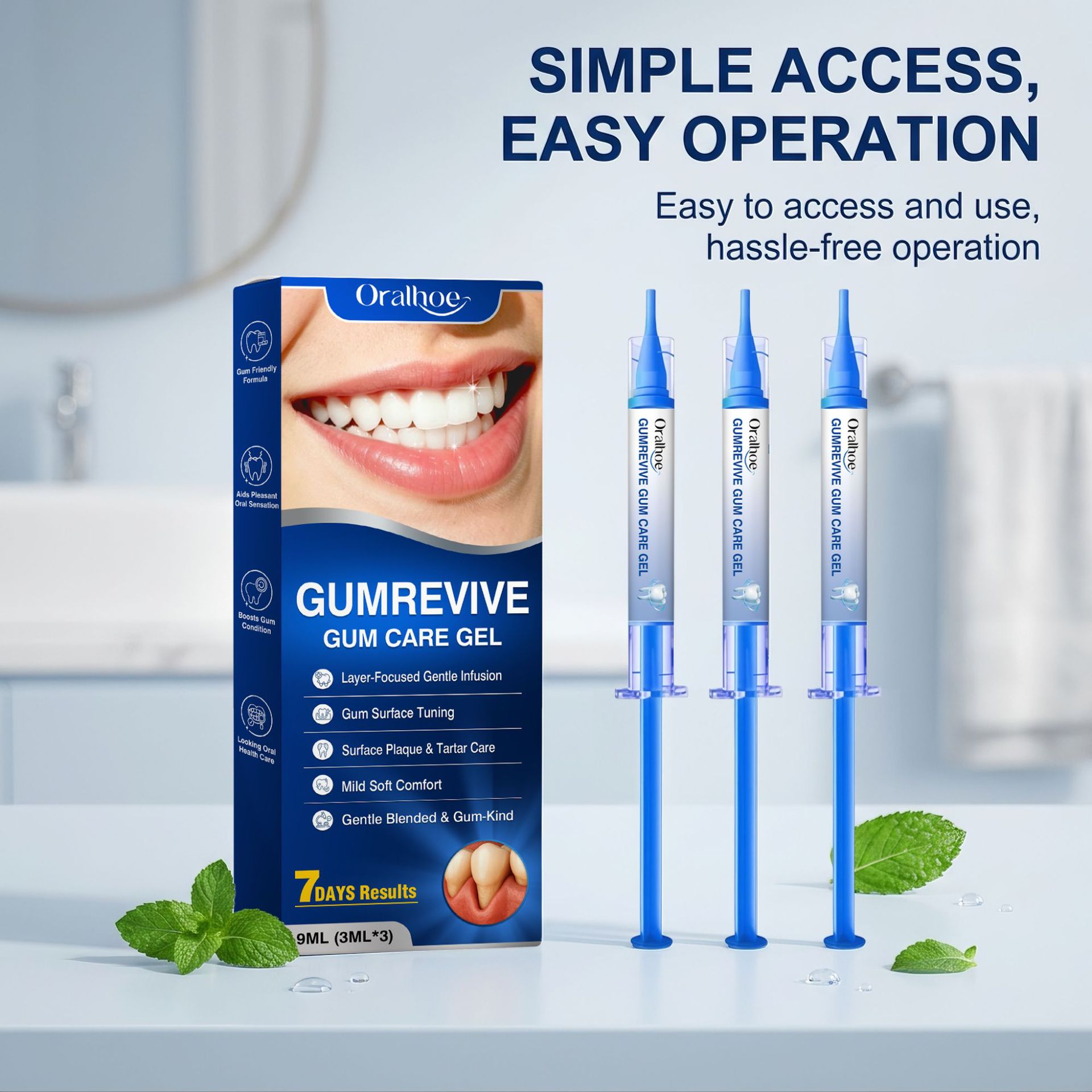 Gel Perawatan Mulut 3Pcs Kit S - Teeth Whitening With Peroxide ulasan dan harga